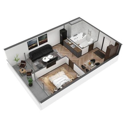 Планировка 2-комн 61,8 м²