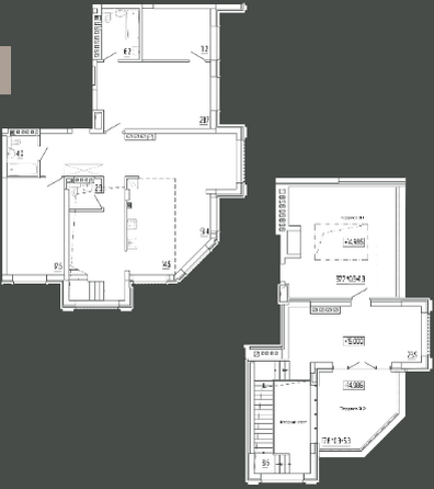 Планировка 4-комн 170,6 м²