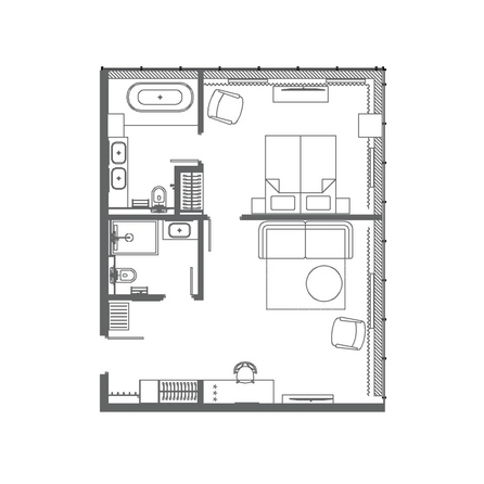 Планировка Номер 51 м²