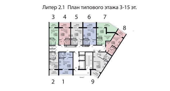 Типовой план этажа