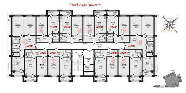 План 8 этажа 9 подъезд
