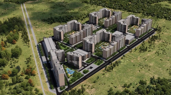 
  Продается 2-комн. квартира 58.09 м², в ЖК Горные высоты, литер 5.1. Фото 2.
