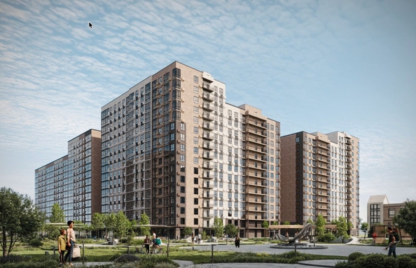 
  Продается 1-комн. квартира 38.69 м², в ЖК Горные высоты, литер 4.4. Фото 1.
