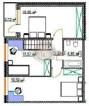 
  Продается 4-комн. квартира 122 м². Фото 18.