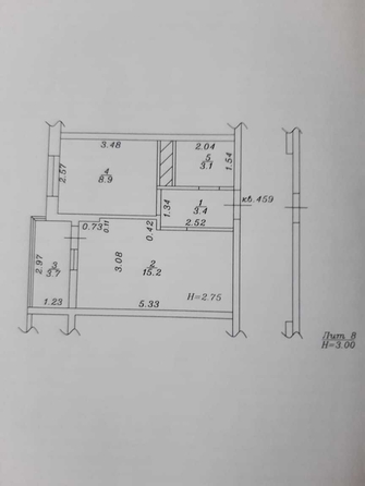 
   Продам 1-комнатную, 34 м², Анапское ш, 24к9

. Фото 2.