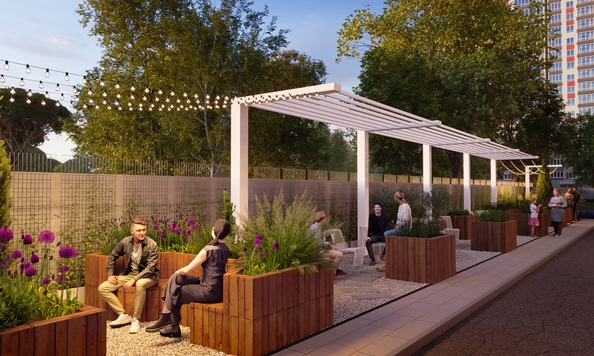 
  Продается 1-комн. квартира, 35.7 м², ЖК Облака-3, дом 1
. Фото 21.