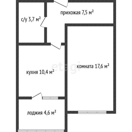 
   Продам 1-комнатную, 44 м², Уральская ул, 75/2

. Фото 12.