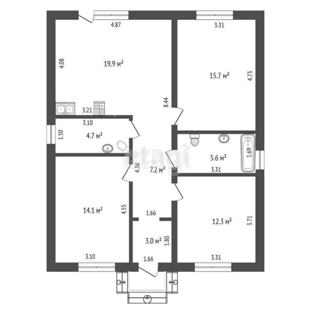 
   Продам дом, 82.5 м², Краснодар

. Фото 40.