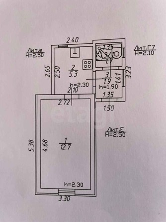 
   Продам дом, 78 м², Краснодар

. Фото 14.