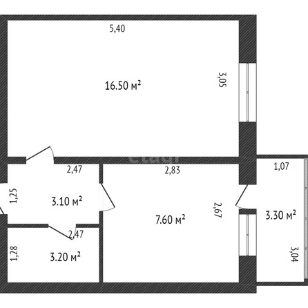 
   Продам 1-комнатную, 32.5 м², Крылатская ул, 23

. Фото 1.
