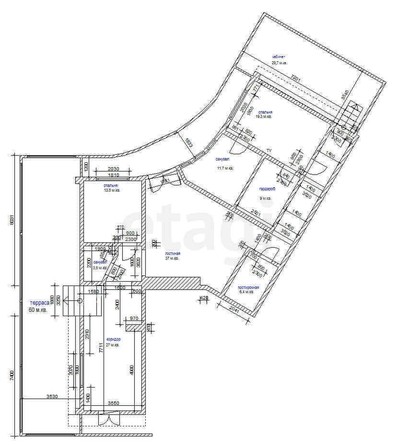 
   Продам 3-комнатную, 150.4 м², Кубанская Набережная ул, 31  1

. Фото 17.