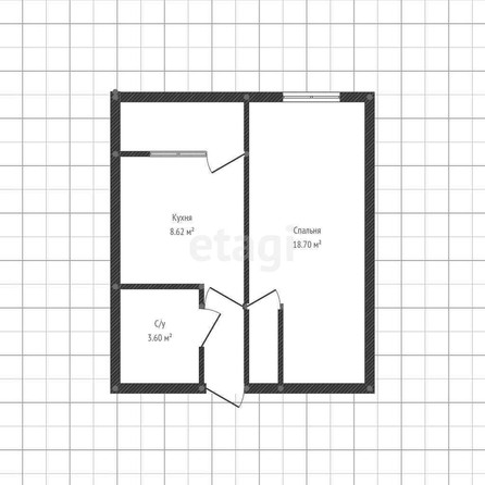 
   Продам 1-комнатную, 34.5 м², Заполярная ул, 39/6

. Фото 7.