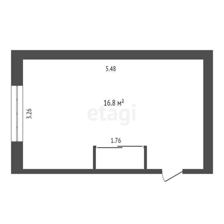 
   Продам 1-комнатную, 17.8 м², Московская ул, 88

. Фото 6.