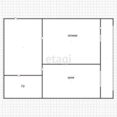 
   Продам 1-комнатную, 38 м², Ангарская ул, 2/2

. Фото 9.