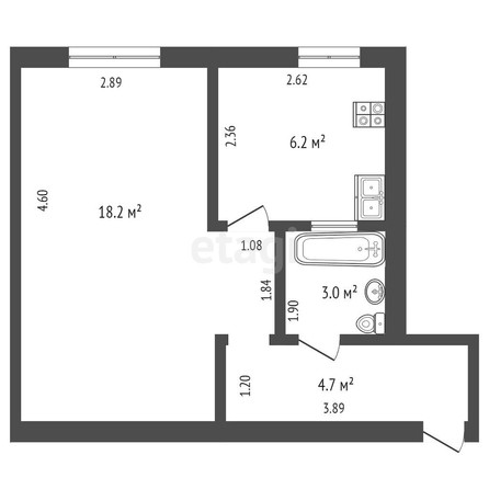 
   Продам 1-комнатную, 32.1 м², Ставропольская ул, 97

. Фото 9.