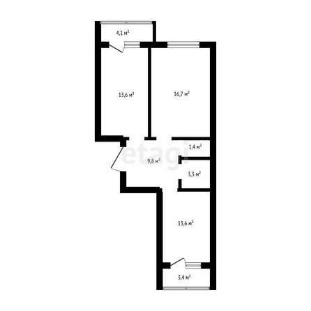 
   Продам 2-комнатную, 58.4 м², Восточно-Кругликовская ул, 22

. Фото 25.