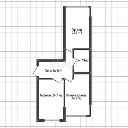 
   Продам 2-комнатную, 88.5 м², Кожевенная ул, 24

. Фото 16.