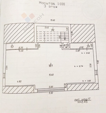 
   Сдам помещение свободного назначения, 620 м², Тургенева ул, 90

. Фото 15.