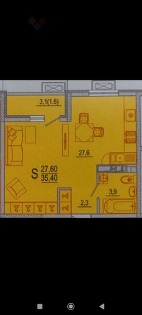 
   Продам 1-комнатную, 35.4 м², Даниила Смоляна ул, 65

. Фото 7.