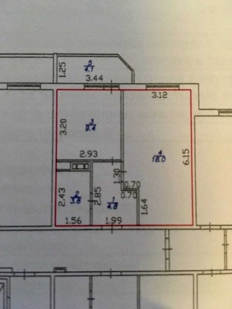 
   Продам 1-комнатную, 40 м², адмирала Меньшикова б-р, 11

. Фото 8.