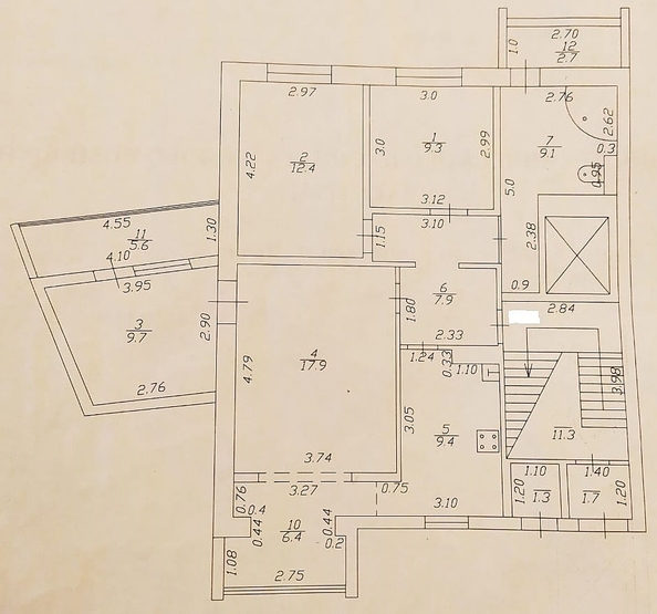 
   Продам 4-комнатную, 90 м², Ленина ул, 175

. Фото 5.