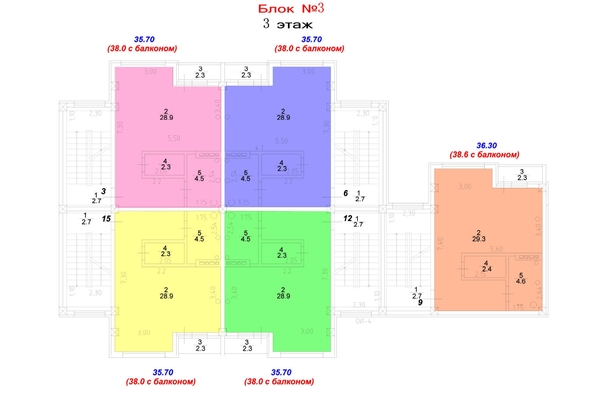 
   Продам 1-комнатную, 35.7 м², Калараша ул, 80

. Фото 28.