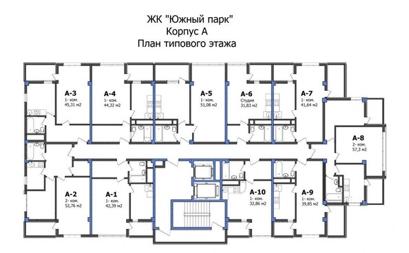 
   Продам 2-комнатную, 44.32 м², Пластунская ул, 104Ак3

. Фото 13.