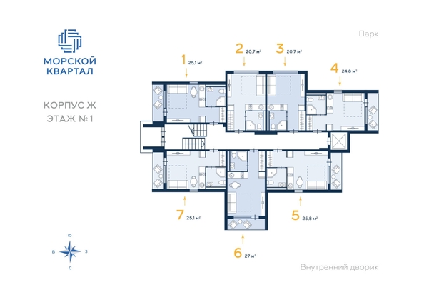 
   Продам 1-комнатную, 25.1 м², Львовская ул, 74А

. Фото 29.