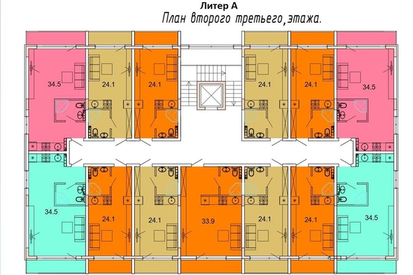 
   Продам 1-комнатную, 34.6 м², Львовская ул, 74А

. Фото 19.