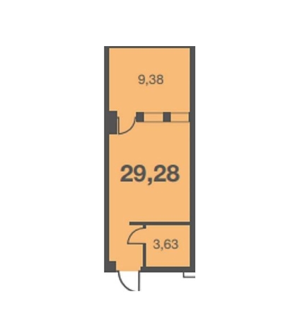 
   Продам 1-комнатную, 29.28 м², Старошоссейная ул, 5к8

. Фото 2.