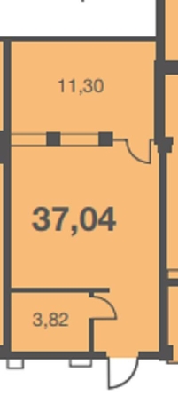 
   Продам 1-комнатную, 37.04 м², Старошоссейная ул, 5к8

. Фото 2.