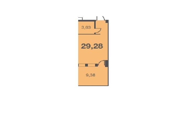 
   Продам 1-комнатную, 29.28 м², Старошоссейная ул, 5к8

. Фото 2.