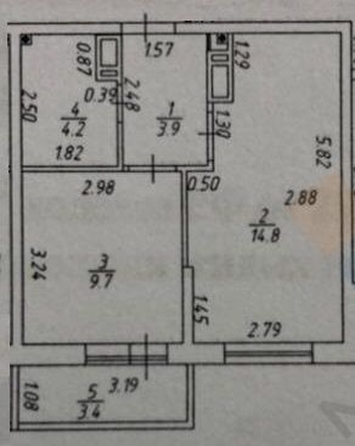 
   Продам 1-комнатную, 32.6 м², Героя Ростовского ул, 8к3

. Фото 13.