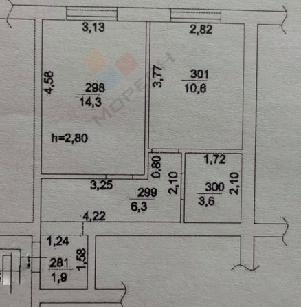 
   Продам 1-комнатную, 36.7 м², Рахманинова С.В. ул, 13

. Фото 16.