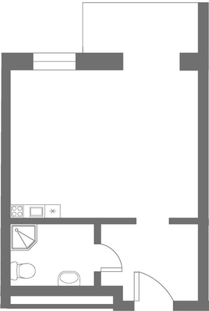 
   Продам 1-комнатную, 26.3 м², Тепличная ул, 108

. Фото 2.