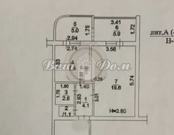 
   Продам 1-комнатную, 45.8 м², Островского ул, 146

. Фото 11.