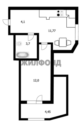 
   Продам 1-комнатную, 32.1 м², Степная ул, 1/1

. Фото 8.