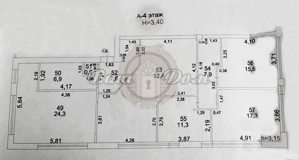 
  Продается 4-комн. квартира 124.2 м². Фото 22.