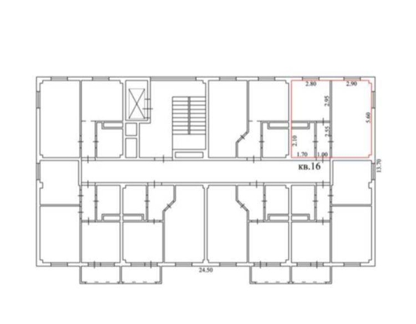 
   Продам 1-комнатную, 30.9 м², Дачная ул, 16А/2

. Фото 8.