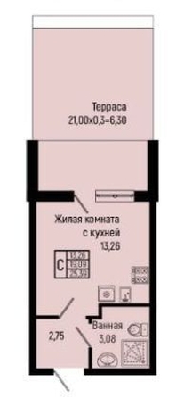 
   Продам студию, 25.29 м², Sun Hills Olginka (Сан Хилс), 2

. Фото 12.