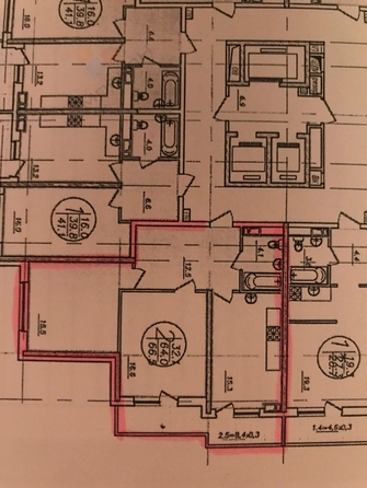 
   Продам 2-комнатную, 66.5 м², Фестивальная ул, 6

. Фото 9.