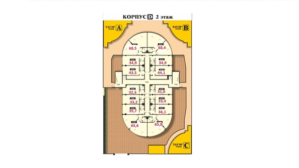 
   Продам 1-комнатную, 33.9 м², Разина ул, 17

. Фото 13.