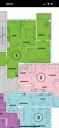 
   Продам 3-комнатную, 80 м², Параллельная ул, 9лит11

. Фото 7.