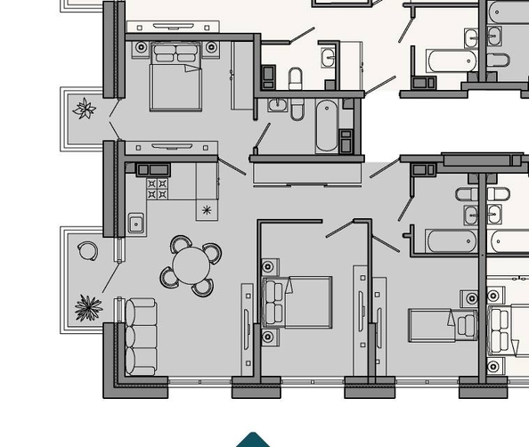 
   Продам 3-комнатную, 78.9 м², Ленина ул, 280А

. Фото 7.