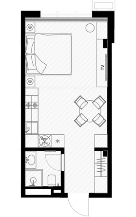 
   Продам 1-комнатную, 29.8 м², Ленина ул, 290/7к10

. Фото 2.