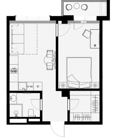 
   Продам 2-комнатную, 44.8 м², Ленина ул, 290/6с1

. Фото 2.