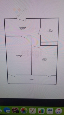 
   Продам 1-комнатную, 37.5 м², Сергея Есенина ул, 110 к 1

. Фото 16.