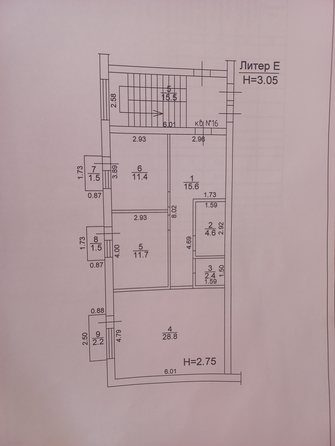 
   Продам 2-комнатную, 80 м², Ленинградская ул, 41

. Фото 24.