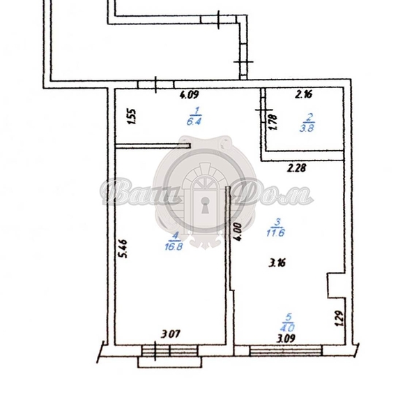 
   Продам 1-комнатную, 43 м², Халтурина ул, 30лит4

. Фото 19.