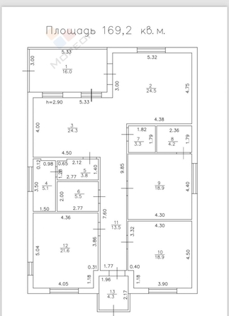 
   Продам дом, 169.2 м², Краснодар

. Фото 10.